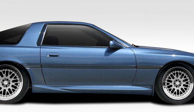 1986-1992 Toyota Supra AB-F Style Side Skirt Rocker Panels - FRP