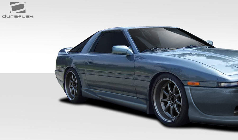 1986-1992 Toyota Supra AB-F Style Side Skirt Rocker Panels - FRP