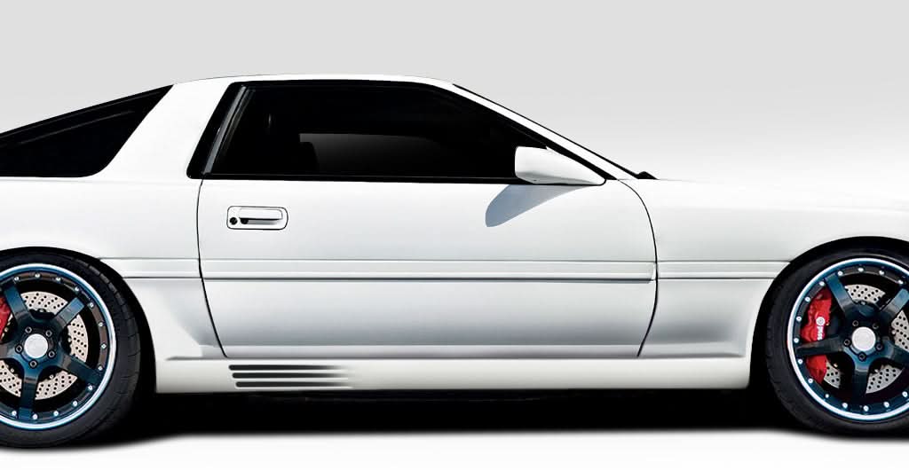 1986-1992 Toyota Supra Spec R Style Side Skirt Rocker Panels - FRP