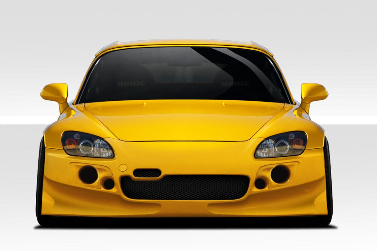 2000-2009 Honda S2000 SP-N Style Front Bumper Cover - 4 Piece - FRP