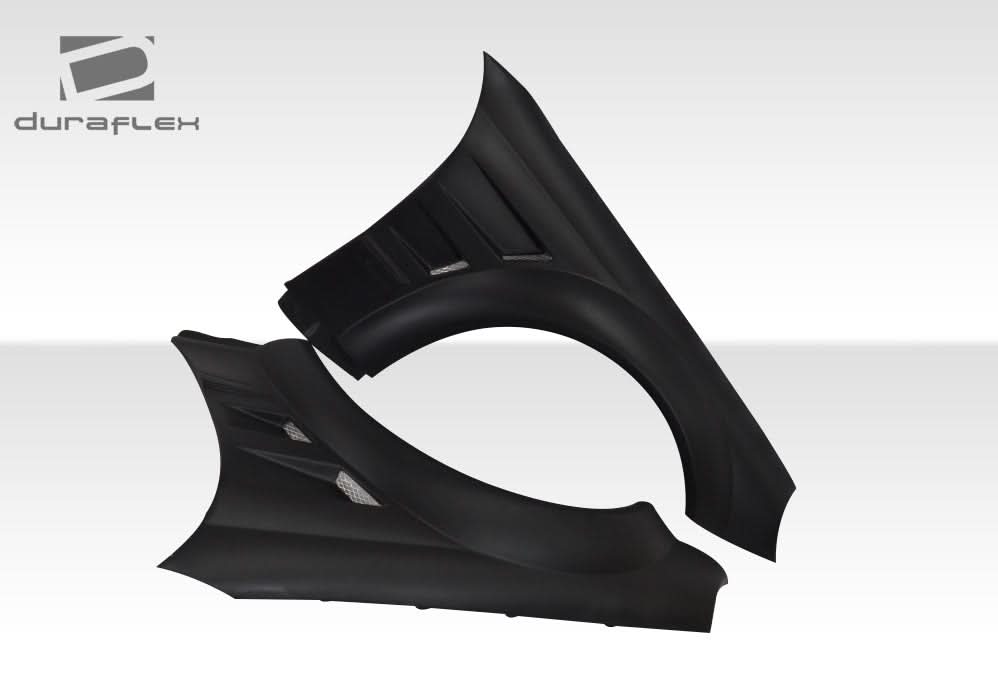 2003-2009 Mercedes CLK W209 Black Series Look Wide Body Front Fenders - FRP