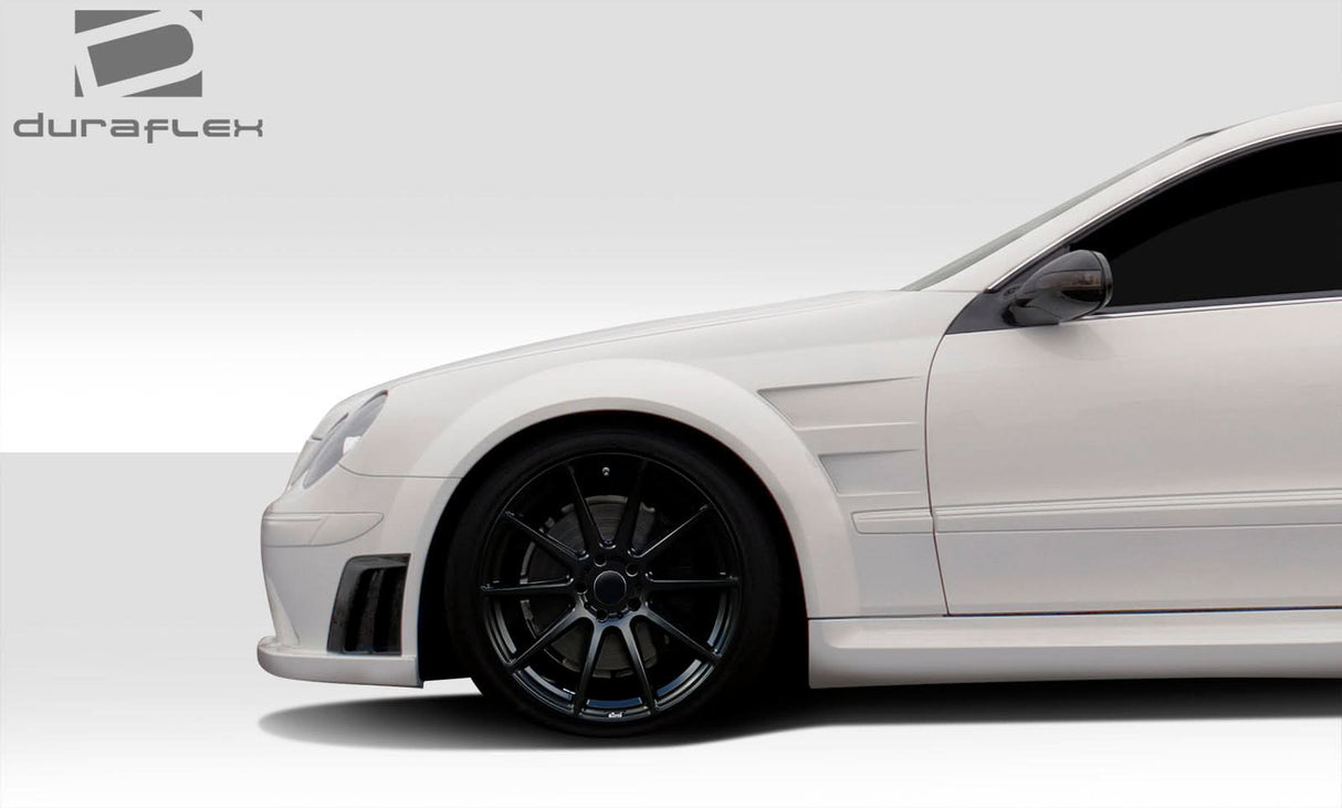 2003-2009 Mercedes CLK W209 Black Series Look Wide Body Front Fenders - FRP