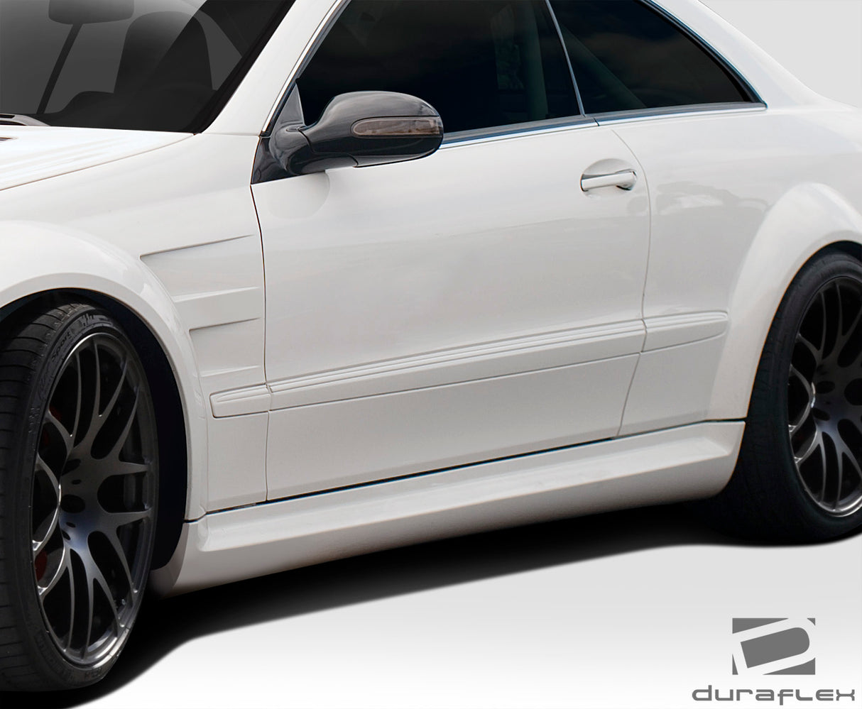 2003-2009 Mercedes CLK W209 Black Series Look Side Skirts - FRP