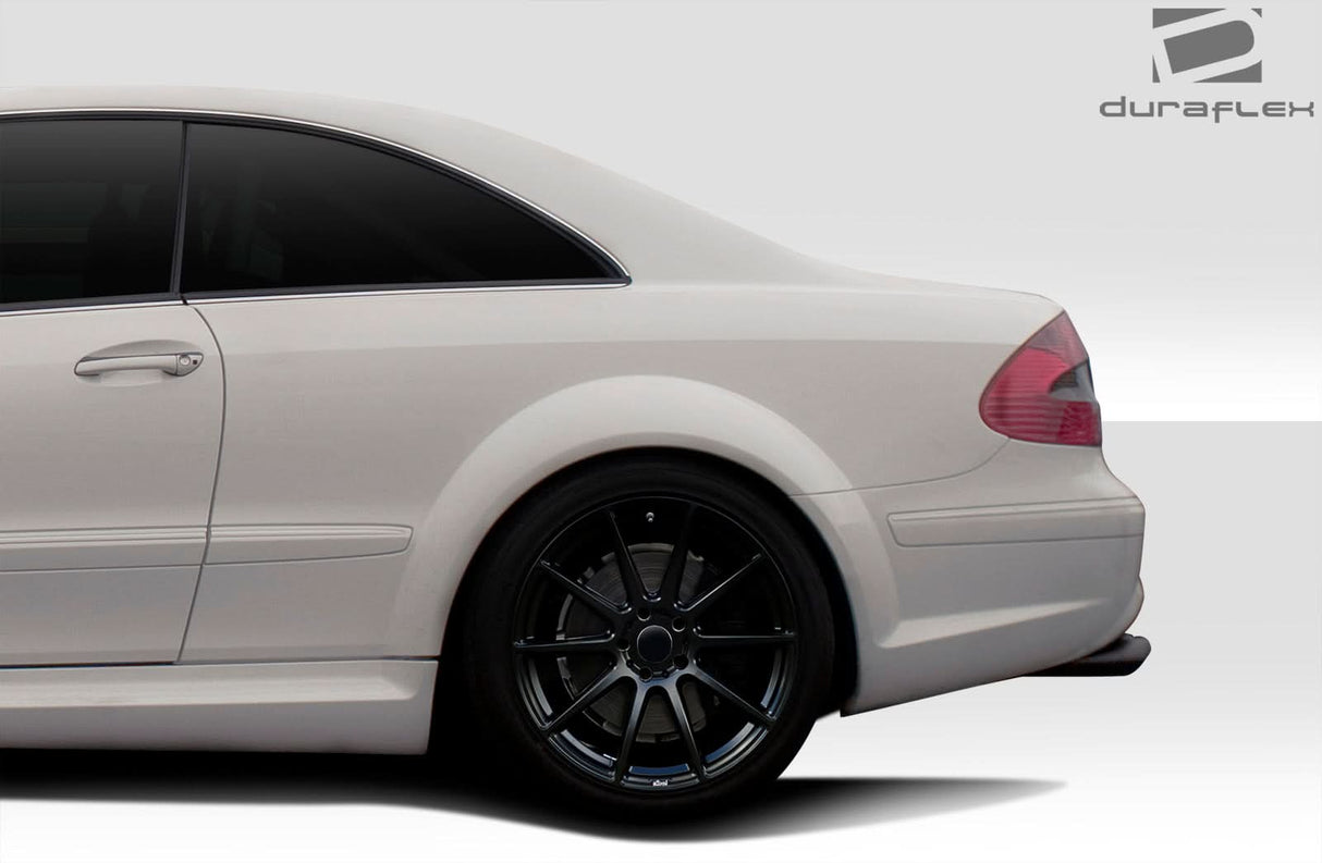 2003-2009 Mercedes CLK W209 Black Series Look Wide Body Rear Fender Flares - FRP