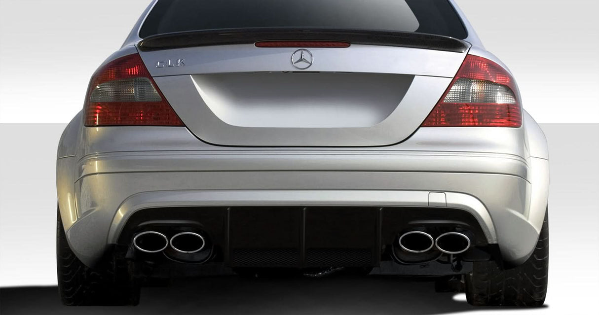 2003-2009 Mercedes CLK W209 Black Series Look Wide Body Rear Bumper Cover - 1 Piece