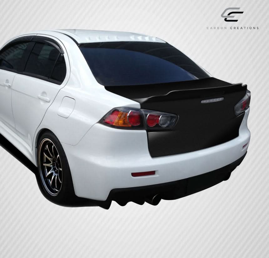 2008-2017 Mitsubishi Lancer GT Concept Style Trunk - Carbon Fiber