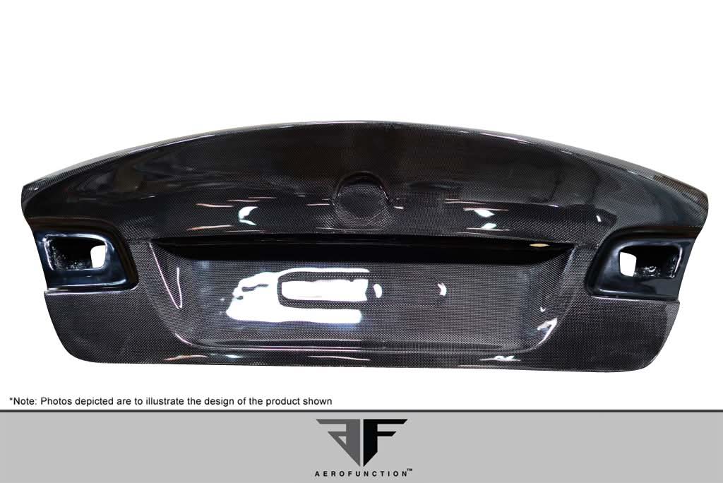 2007-2013 BMW 3 Series E92 AF-3 Style Carbon Fiber Trunk Lid