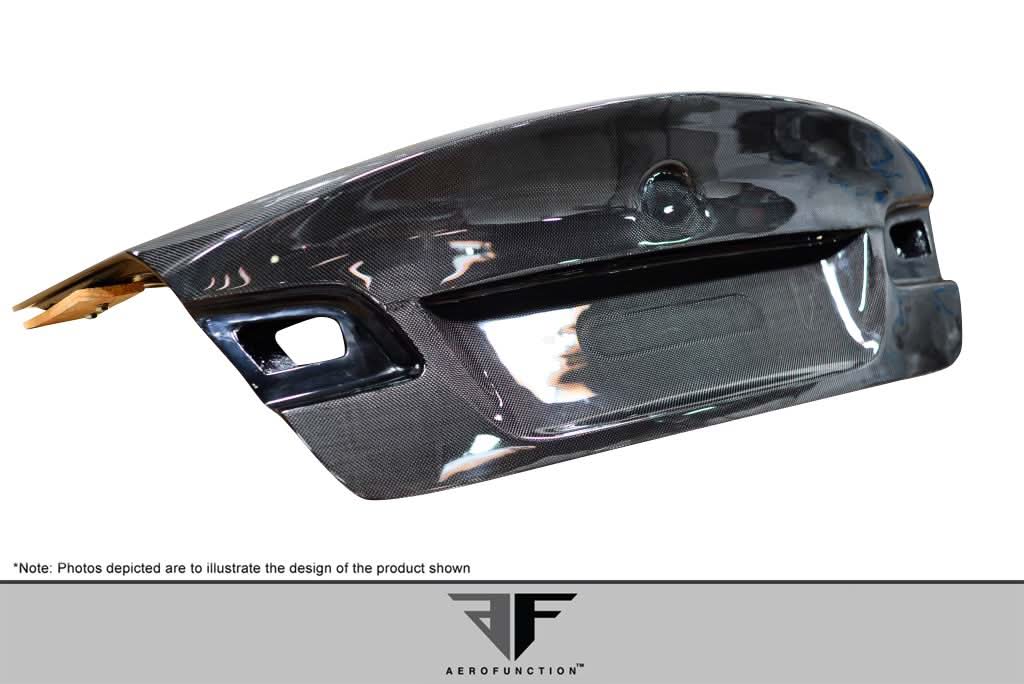 2007-2013 BMW 3 Series E92 AF-3 Style Carbon Fiber Trunk Lid