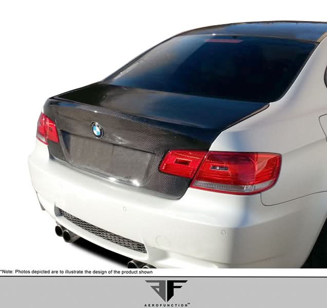2007-2013 BMW 3 Series E92 AF-3 Style Carbon Fiber Trunk Lid