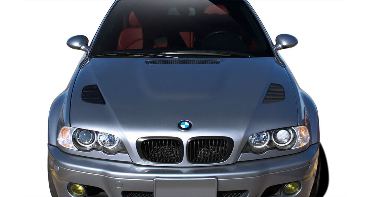 2001-2006 BMW M3 E46 AF-2 Style Hood - FRP