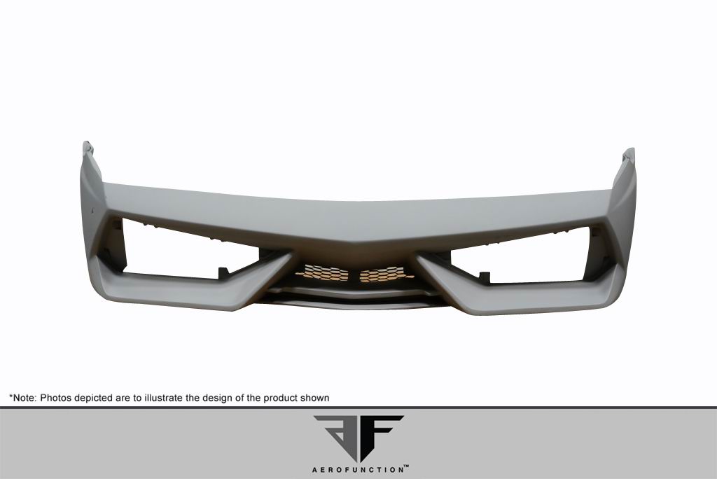 2009-2013 Lamborghini Gallardo AF-2 Front Bumper Cover ( GFK ) - 1 Piece
