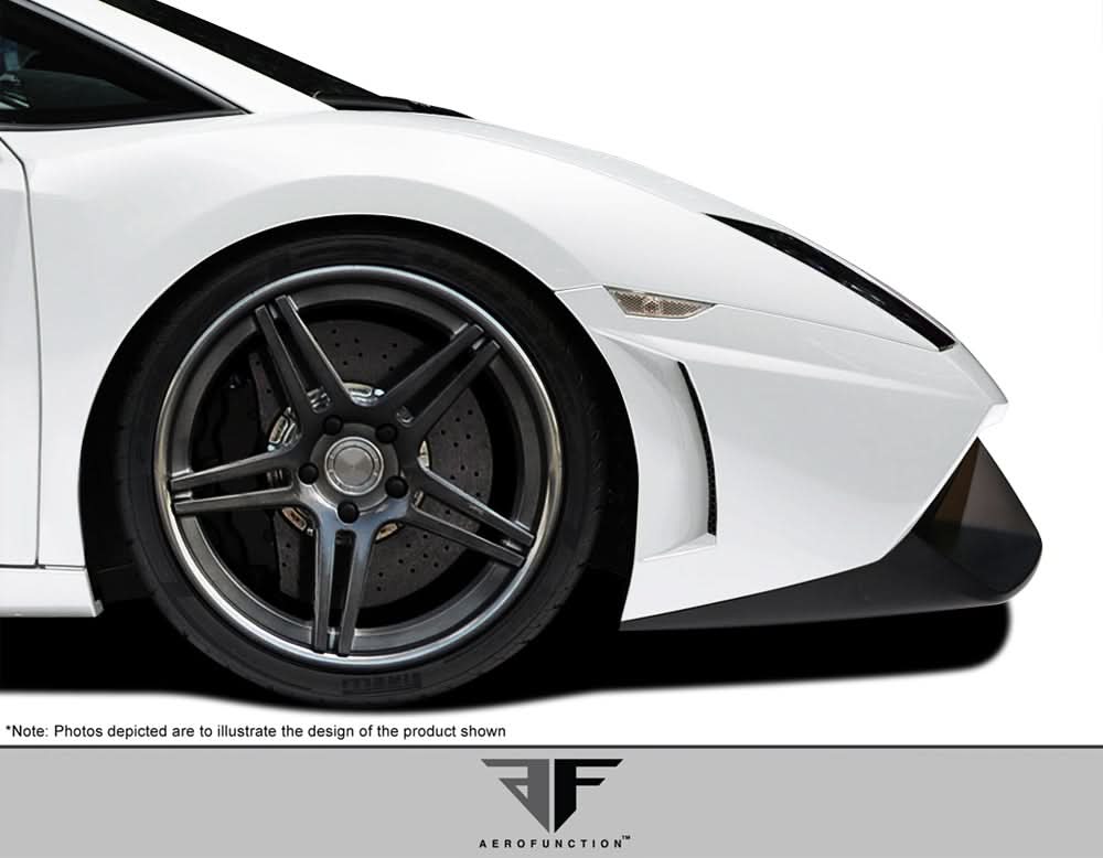 2009-2013 Lamborghini Gallardo AF-2 Style Front Bumper Cover - FRP