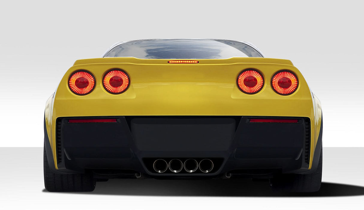 2005-2013 Chevrolet Corvette C6 Stingray Z Style Rear Bumper Cover - FRP