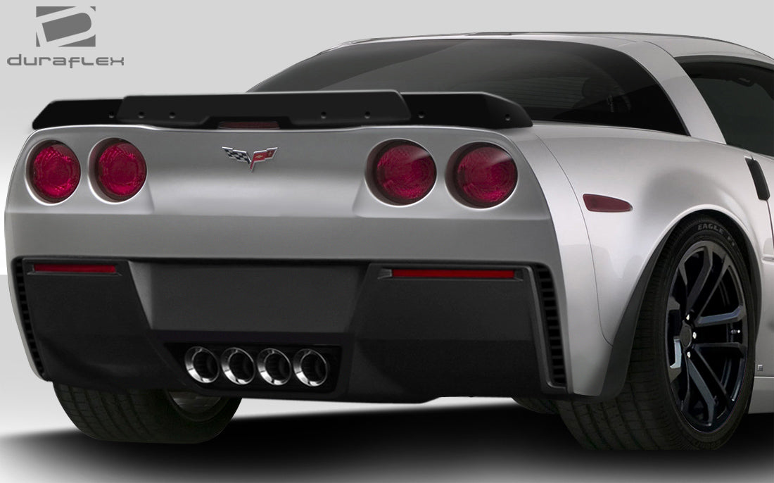 2005-2013 Chevrolet Corvette C6 Stingray Z Style Rear Wing Spoiler - 2 Piece - FRP