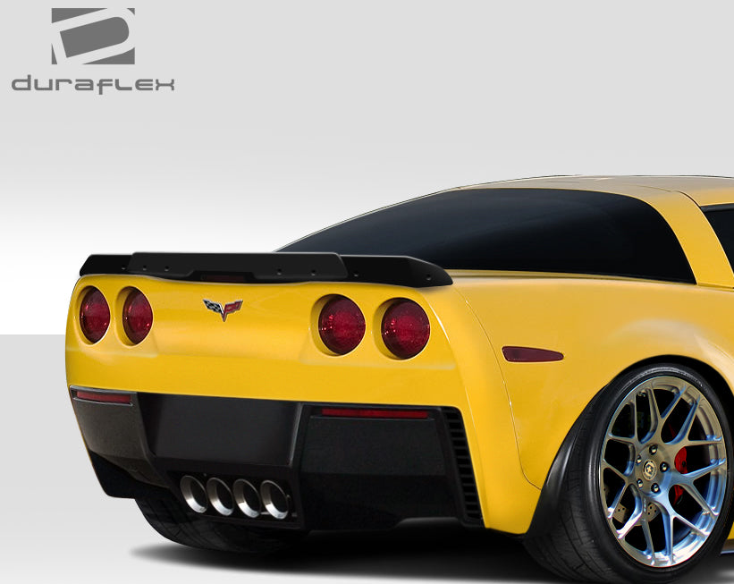 2005-2013 Chevrolet Corvette C6 Stingray Z Style Rear Wing Spoiler - 2 Piece - FRP