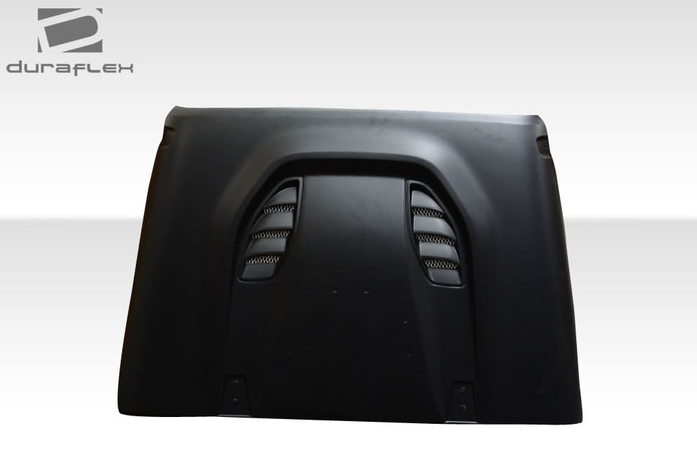 2007-2018 Jeep Wrangler Power Dome Style Hood - 1 Piece - FRP