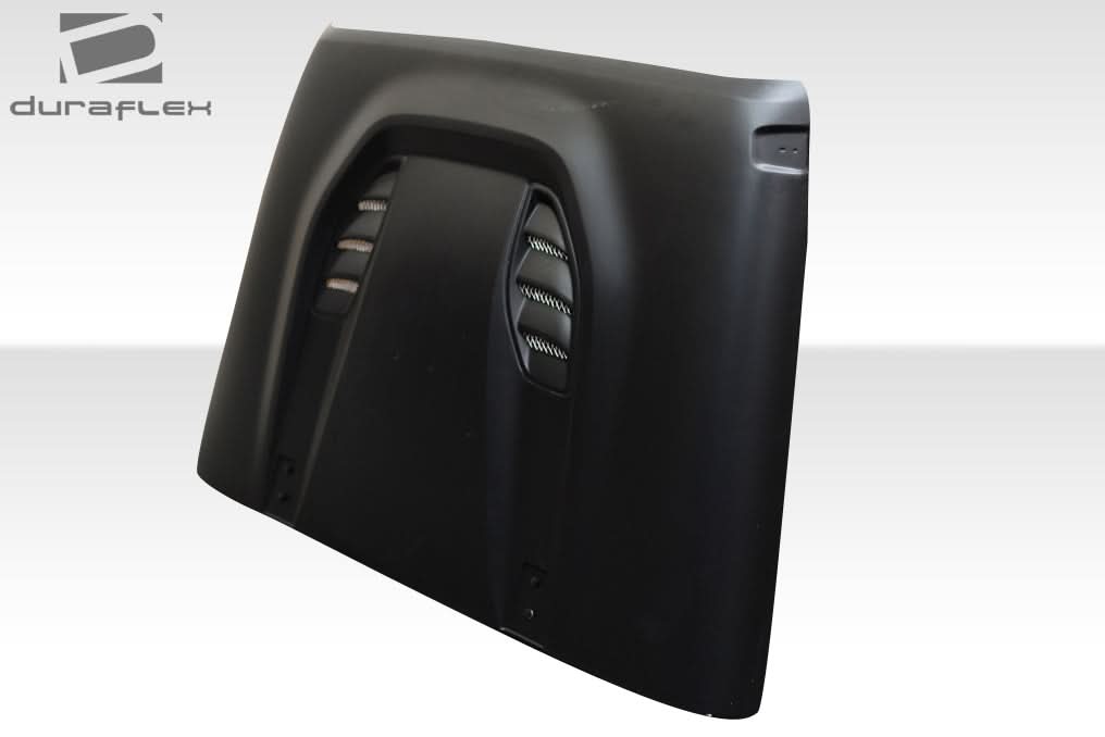 2007-2018 Jeep Wrangler Power Dome Style Hood - 1 Piece - FRP