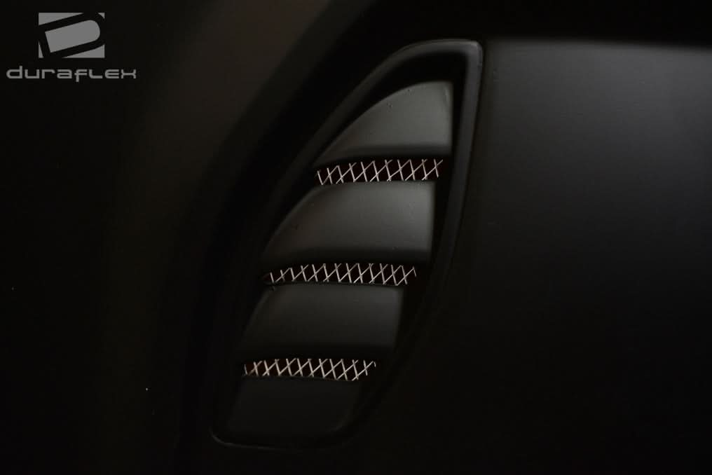 2007-2018 Jeep Wrangler Power Dome Style Hood - 1 Piece - FRP