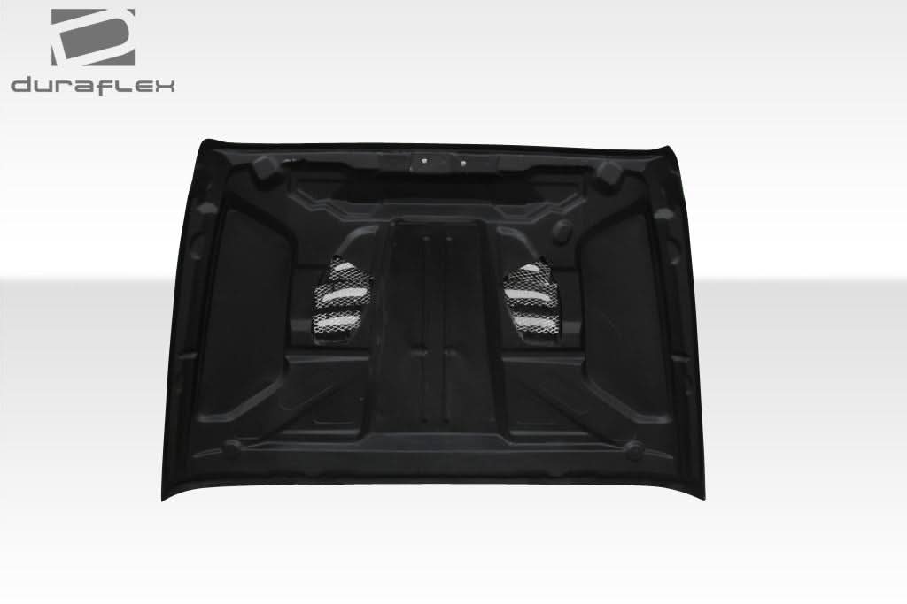 2007-2018 Jeep Wrangler Power Dome Style Hood - 1 Piece - FRP