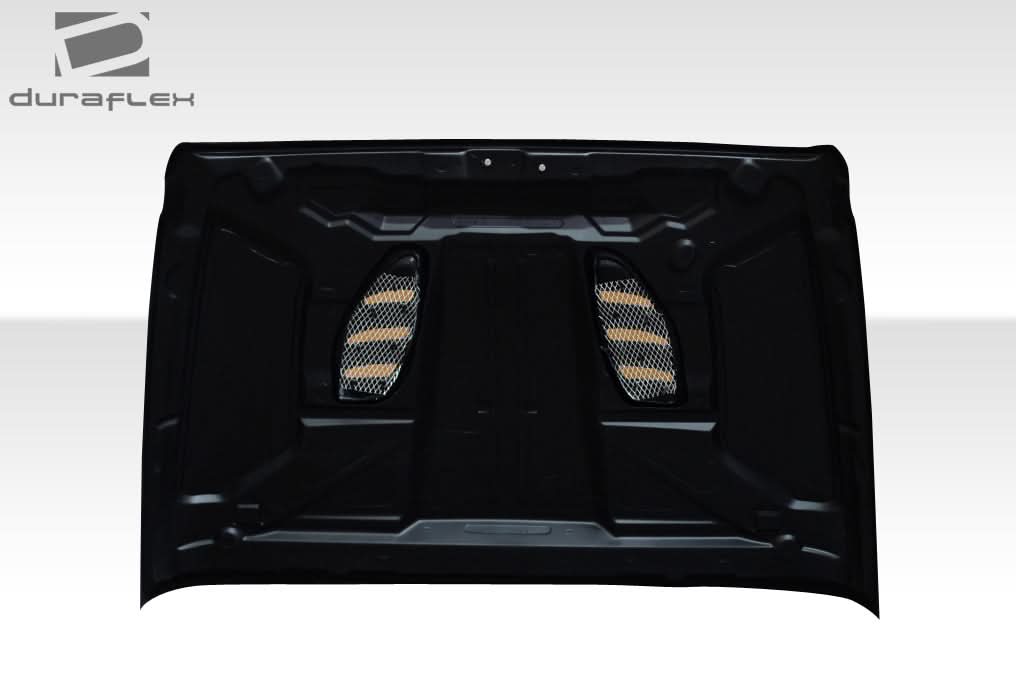 2007-2018 Jeep Wrangler Power Dome Style Hood - 1 Piece - FRP