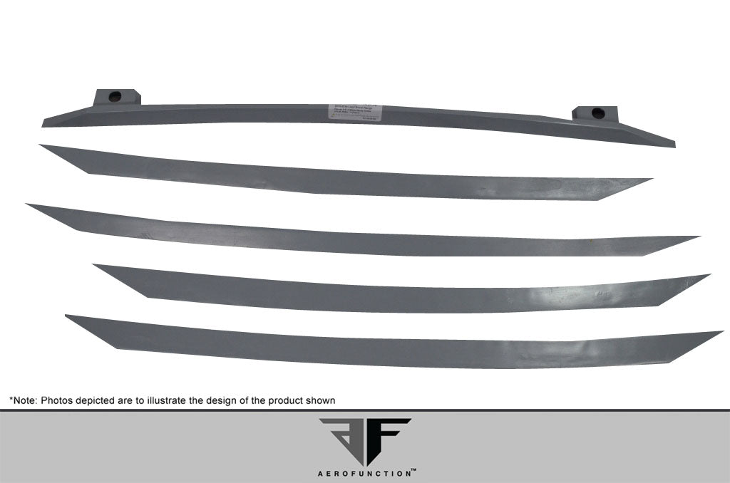 2013-2021 Land Rover Range Rover Urethane AF-1 Wide Body Grille ( PUR-RIM ) - 5 Piece (S)
