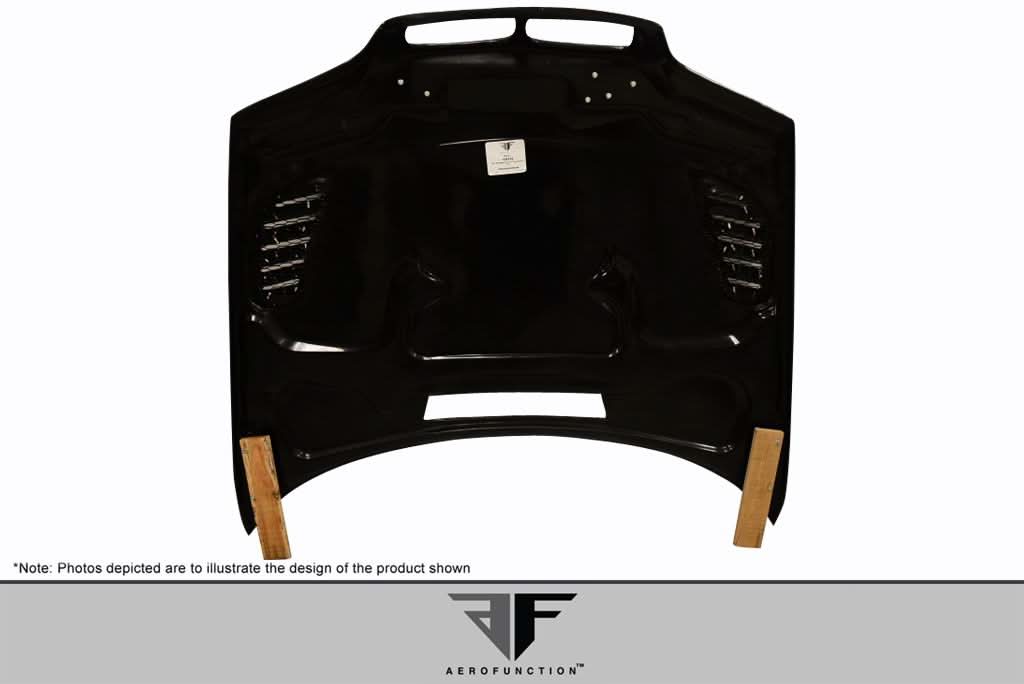 2001-2006 BMW M3 E46 AF-2 Style Hood - Carbon Fiber