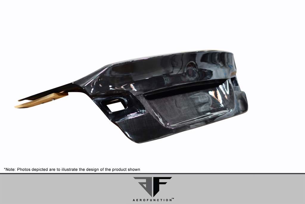 2007-2013 BMW 3 Series E92 AF-2 Style Trunk Lid - Carbon Fiber