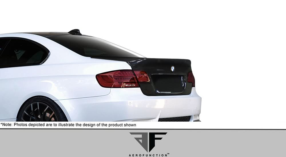 2007-2013 BMW 3 Series E92 AF-2 Style Trunk Lid - Carbon Fiber