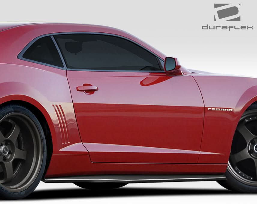 2010-2015 Chevrolet Camaro Stingray Z Look Side Skirt Rocker Panels - FRP