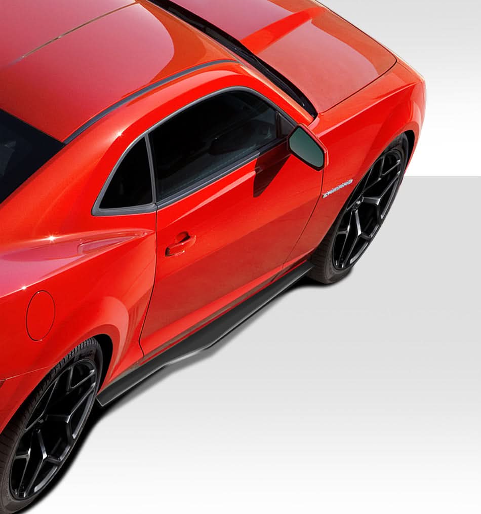 2010-2015 Chevrolet Camaro Stingray Z Look Side Skirt Rocker Panels - FRP