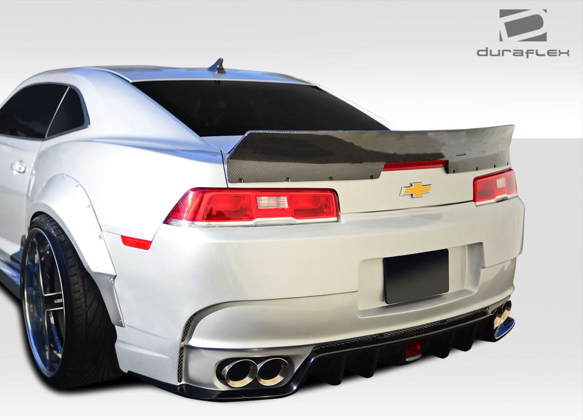 2014-2015 Chevrolet Camaro GT Concept Style Rear Bumper Cover - FRP
