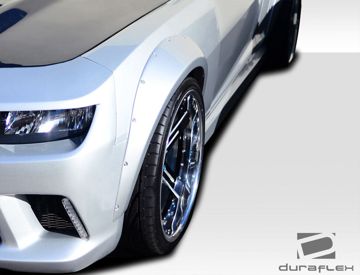 2010-2015 Chevrolet Camaro GT Concept Style Front Fender Flares - FRP