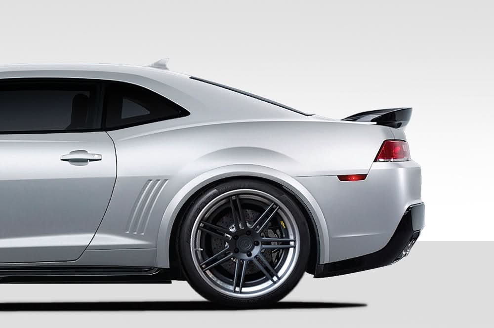 2010-2015 Chevrolet Camaro Z28 Look Rear Fender Flares 2 Piece - FRP