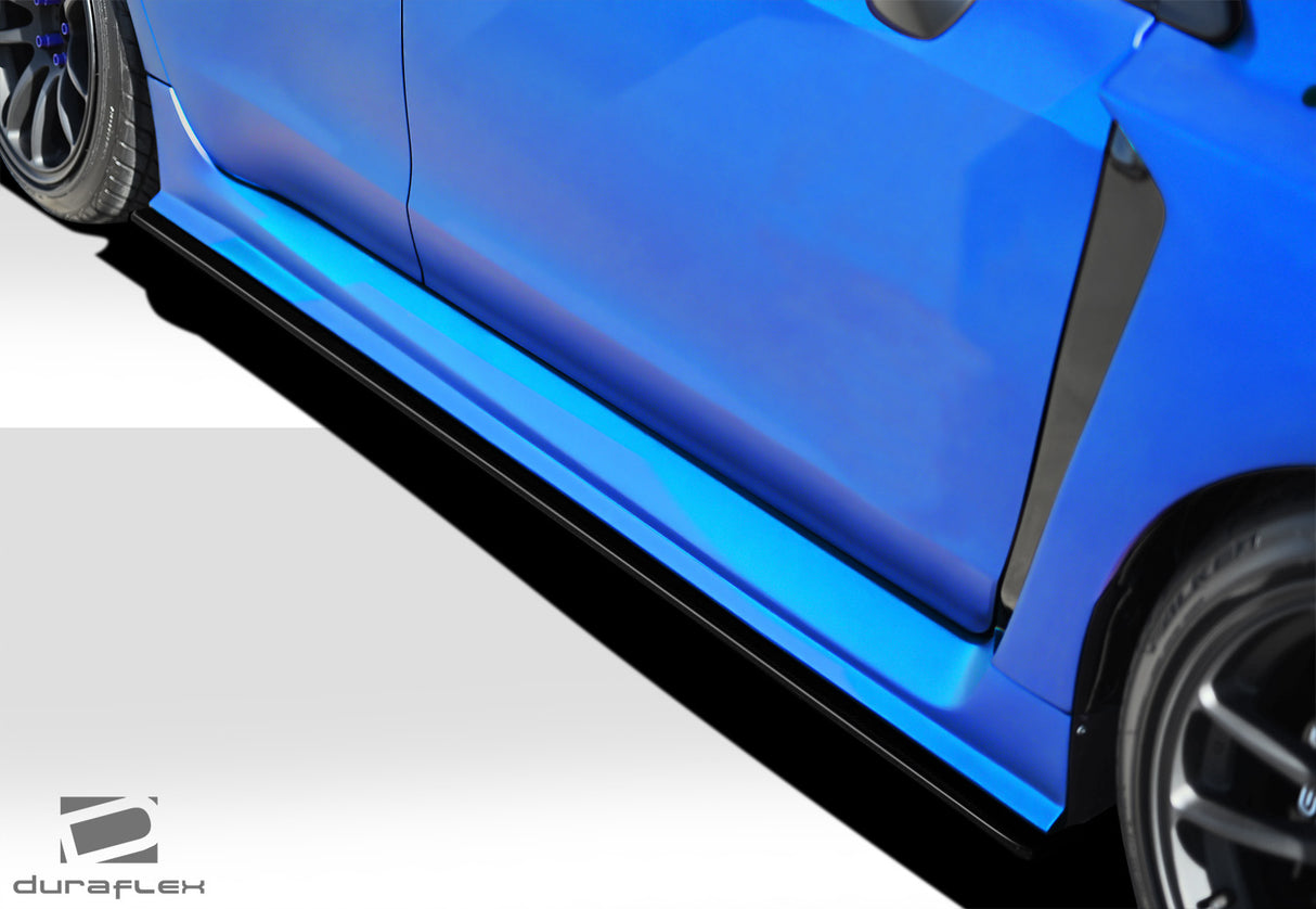 2015-2021 Subaru WRX Duraflex NBR Concept Side Splitters - 2 Piece