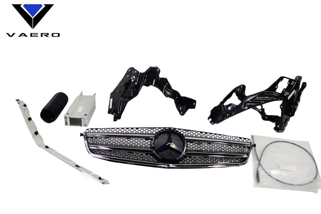 2008-2011 Mercedes C Class C63 Look Conversion Grille - Polypropylene