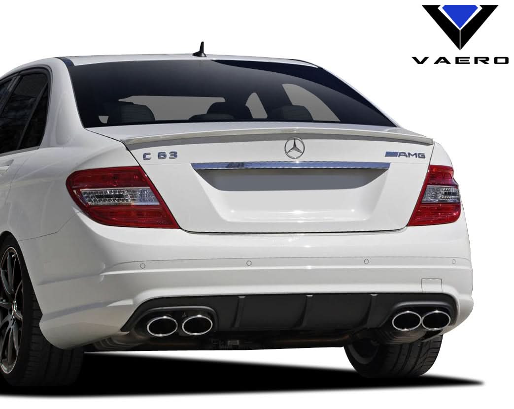 2008-2014 Mercedes C Class C63 V1 Look Rear Bumper Cover with PDC