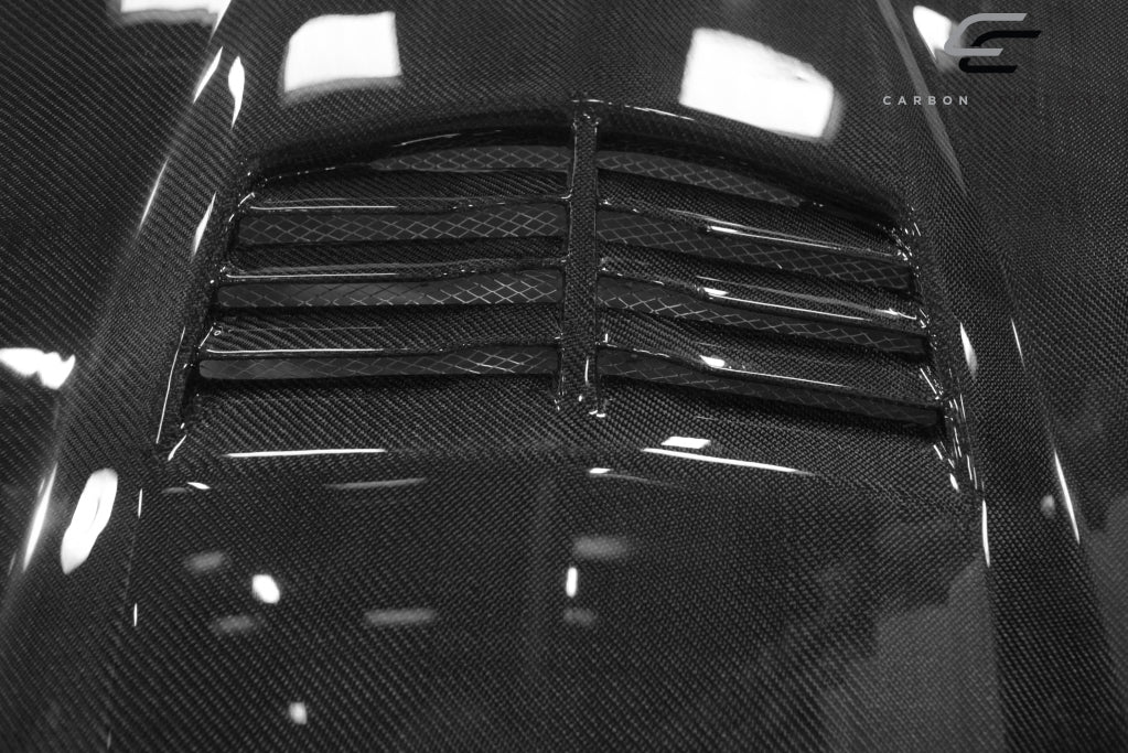 2005-2013 Chevrolet Corvette C6 Stingray Z Style Hood - Carbon Fiber