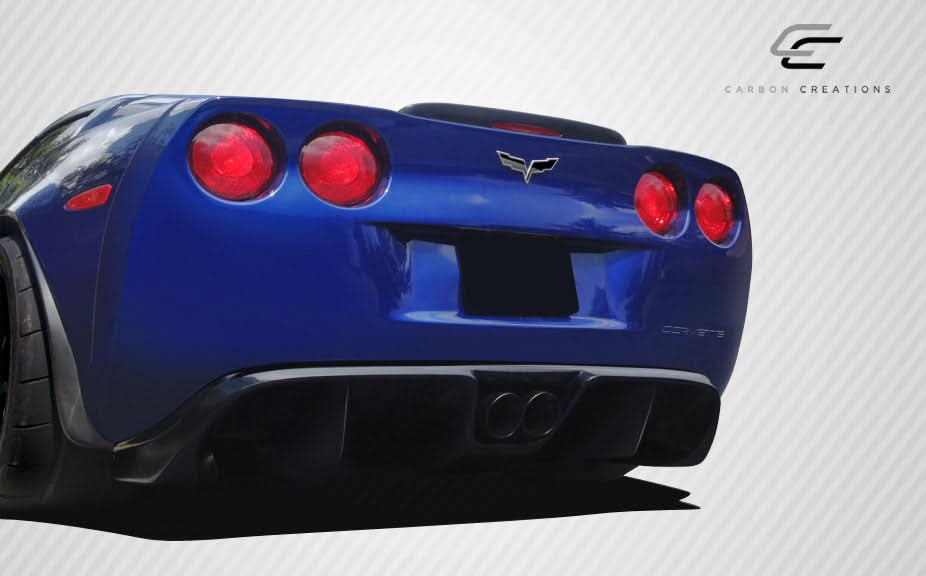2005-2013 Chevrolet Corvette C6 GT Racing Style Rear Diffuser - Carbon Fiber