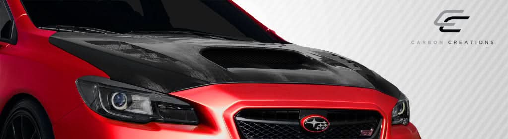 2015-2021 Subaru WRX NBR Concept Style Hood - Carbon Fiber