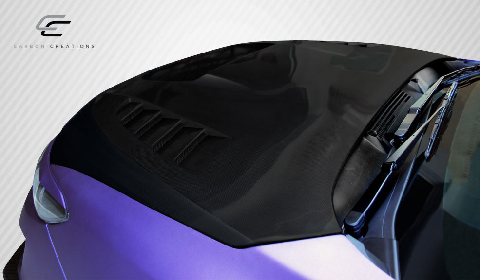 2015-2021 Subaru WRX NBR Concept Style Hood - Carbon Fiber