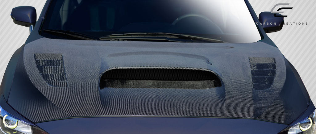 2015-2021 Subaru WRX Carbon Creations NBR Concept Hood - 1 Piece