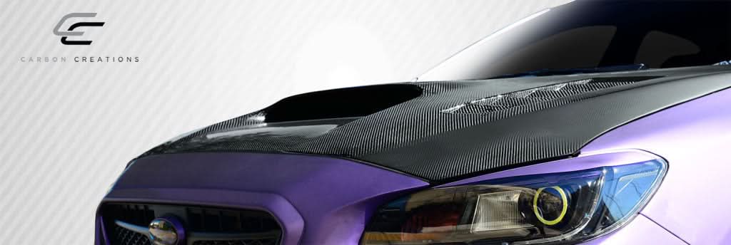 2015-2021 Subaru WRX NBR Concept Style Hood - Carbon Fiber