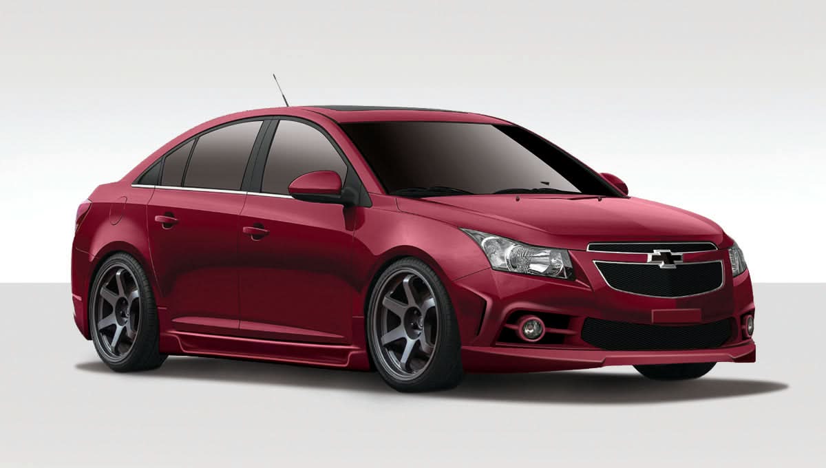 2011-2015 Chevrolet Cruze Concept X Style Body Kit - 4 Piece - FRP