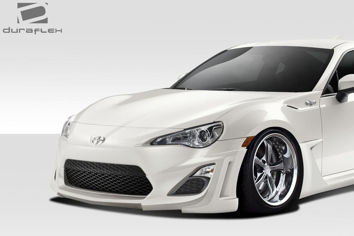 2013-2016 Scion FR-S W-1 Style Front Lip Under Air Dam Spoiler - FRP