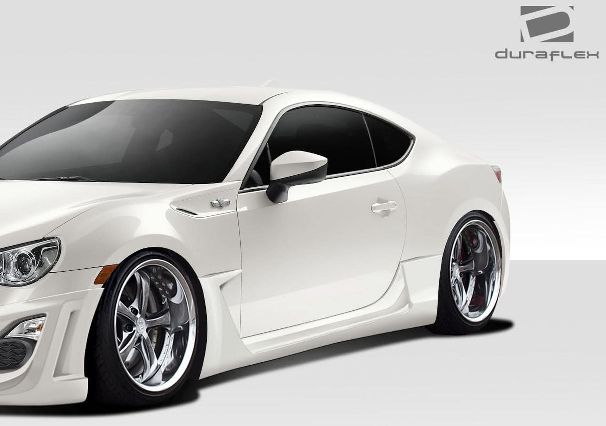 2013-2020 Toyota 86 W-1 Style Side Skirt Rocker Panels - FRP