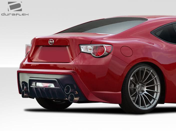 2013-2019 Toyota 86 W-1 Style Rear Bumper Cover - FRP