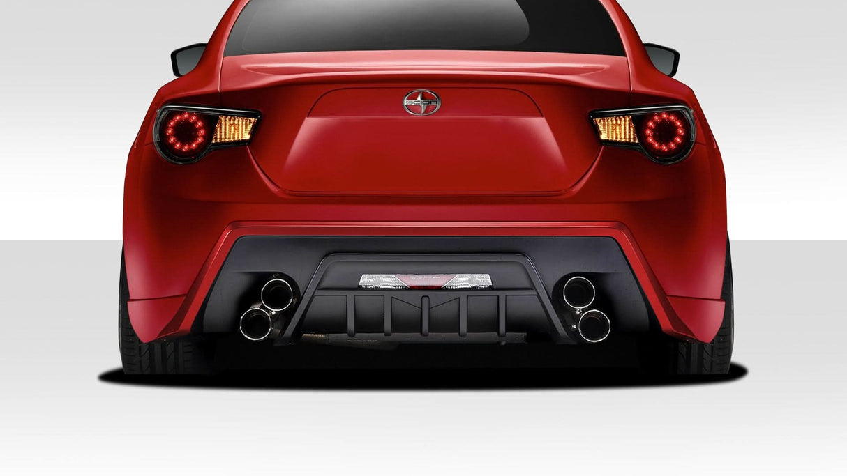 2013-2019 Toyota 86 W-1 Style Rear Bumper Cover - FRP