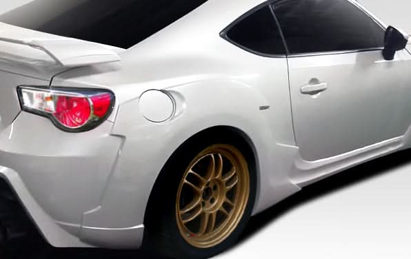2013-2020 Toyota 86 W-1 Style Rear Fender Flares - 2 Piece FRP