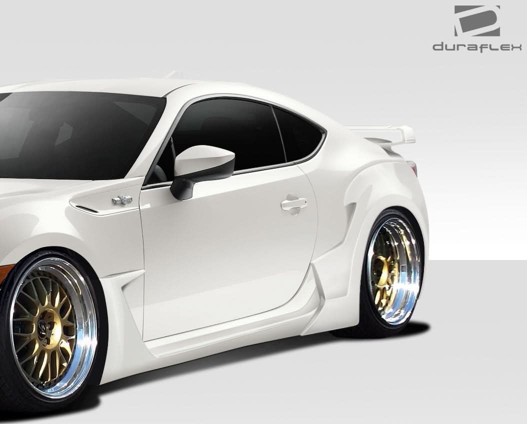 2013-2020 Toyota 86 W-1 Style Rear Fender Flares - 2 Piece FRP