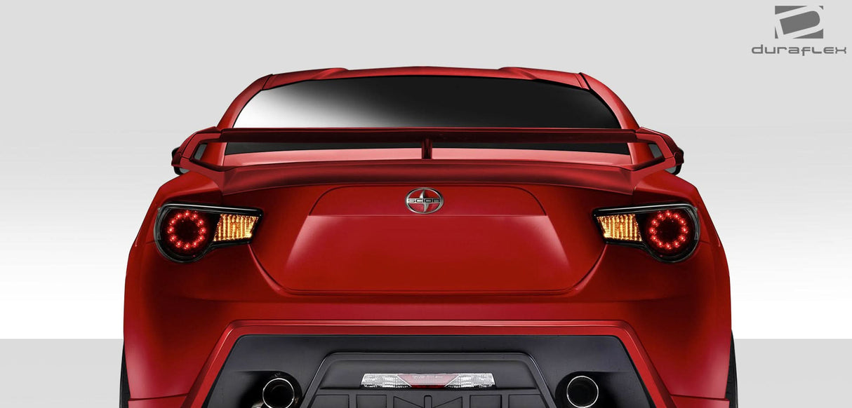 2013-2020 Toyota 86 W-1 Style Rear Wing Trunk Spoiler - FRP